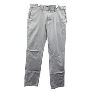Old Navy Ultimate Slim Straight Khaki Chino Pants Gray Size 33x32